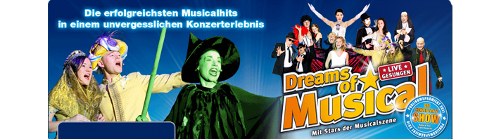 DREAMS OF MUSICAL Header